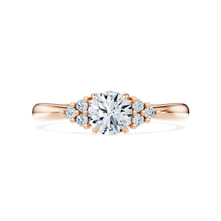 Verlobungsring mit 0.50 ct Labor-Diamant in 14K/18K Roségold – edel & feminin
