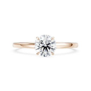 Isabella Verlobungsring aus 750 Roségold mit rundem Lab-Grown Diamanten im Brillantschliff