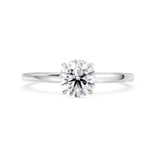 Isabella Verlobungsring aus 750 Weissgold mit rundem Lab-Grown Diamanten im Brillantschliff