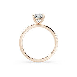 Diana Signature Verlobungsring Roségold mit funkelndem Cushion Cut Diamanten