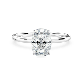 Luxus Verlobungsring aus 950 Platin mit Kissenschliff Lab-Grown Diamant