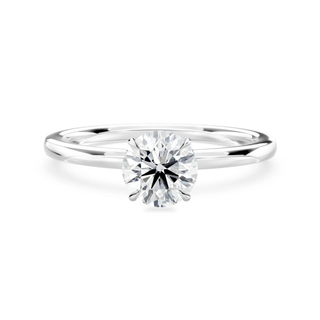 Luxus Verlobungsring aus 18 Karat Weissgold mit rundem Lab-Grown Diamanten